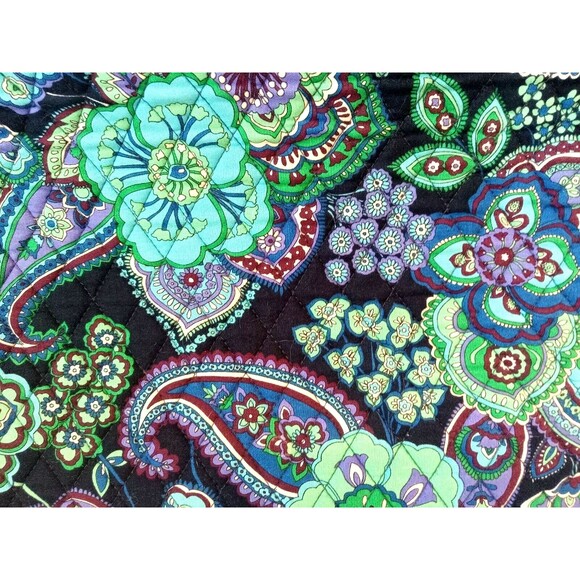 2009 Vera Bradley Blue Rhapsody XL Clutch Handbag (AS IS) - Picture 4 of 16